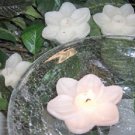 White Daffodil Floral Scented Floating Candles (3-pack)