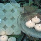 Daisy Floral White Scented Floating Candles (12-Pack)