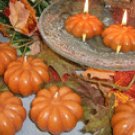 Small Golden Orange Pumpkins (3 Pack)