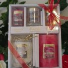 Floral Scented Assorted Size Candle Gift Set