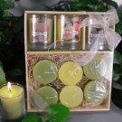 Melon Scented Tumbler w/ Refills Votive Gift Sets (3 Pack Wrapped)