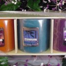 Aromatherapy Scented Pillar Gift Sets (3 Pack Wrapped)