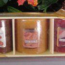 Bakery II Scented Pillar Gift Sets (3 Pack Wrapped)