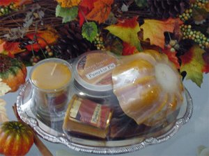 Pumpkin Pie Scented Gift Platter
