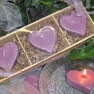 Floating Heart Gift Wrapped - Lavender Scented Floating Candle (3 Pack)