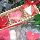 Floating Heart Gift Wrapped - Mixed Color Scented Floating Candle (3 Pack)
