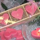 Floating Heart Gift Wrapped - Pink Scented Floating Candle (3 Pack)
