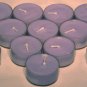 Lavender Lemon and Vanilla Scented Premium Palm Oil Tealights in Clear Cups (set of 12)