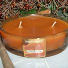 Pumpkin Pie Scented Candle in 2-Wick Oval Glass Jar 10 Oz