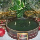 Apple Cider Scented Candle in 2-Wick Oval Glass Jar 10 Oz