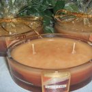 Carrot Cake Scented Candle in 2-Wick Oval Glass Jar 10 Oz