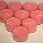Strawberry Scented Premium Palm Oil Tealights in Clear Cups (set of 12)