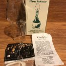 NOS Vintage Concepts WineLight Flame Protector with Cork Colored Wick and Instructions