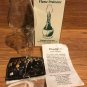 NOS Vintage Concepts WineLight Flame Protector with Cork Colored Wick and Instructions