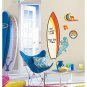 BNIP RoomMates Surfs Up Dry Erase Peel and Stick Giant Wall Decals - RMK1788GM