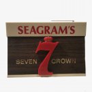 Vintage Seagram's 7 Crown Advertising Display Holder for Swizzle Sticks - 1970's