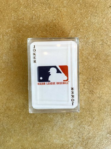 Mini Major League Baseball NY Mets Playing Cards in Plastic Case