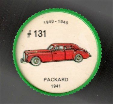 1941 PACKARD Jell-O Picture Wheel #131