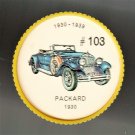 1930 PACKARD Jell-O Picture Wheel #103