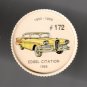 1958 EDSEL CITATION Jell-O Picture Wheel #172