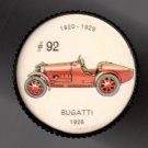 1926 BUGATTI Jell-O Picture Wheel #92