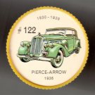 1936 PIERCE-ARROW Jell-O Picture Wheel #122