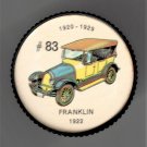 1922 FRANKLIN Jell-O Picture Wheel #83