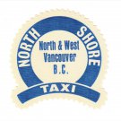 NORTH SHORE TAXI Vintage Fabric or Vinyl Jacket Crest