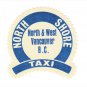NORTH SHORE TAXI Vintage Fabric or Vinyl Jacket Crest