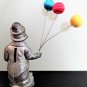 CIRCUS CLOWN WITH BALLOONS Zinc Alloy Coin Bank