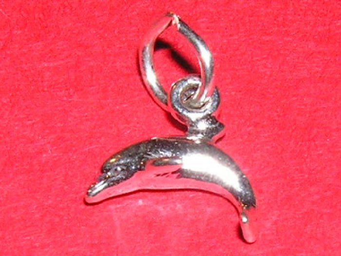 DOLPHIN CHARM in sterling silver