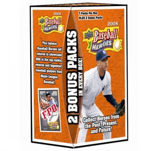 2008 Baseball Heroes Baseball Trading Cards - Blaster Box