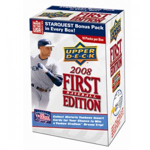 2008 First Edition Baseball Trading Cards - Blaster Box