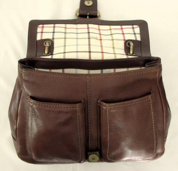 coach bleecker large flap