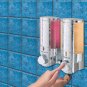 AVIVA SHOWER Soap Shampoo DISPENSER II - CHROME