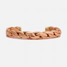 Sergio Lub 795 Golden Chain Magnetic Copper Bracelet - SIZE XTRA LARGE
