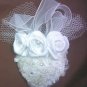 White Classic Elegance Vintage Bridal Hat