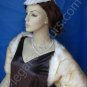 Champagne Faux Fox Shawl with Ivory Base