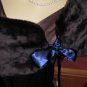 Navy Blue Mink Shawl