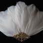 Feathers fascinator Gold