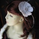 Feathers Fascinator with Swaroski Crystals