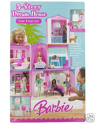 barbie 3 story house