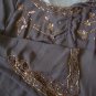 $12.99 Evening,Plus1X,2X,3X,Sequins Pink,Dark Brown,Top,Blouse