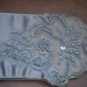 Fingerless&Beads Wedding Bridal gloves-Blue- Free shipment