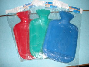 New 6"X10" Rubber Hot Water Bottle Bag Old Fashion type