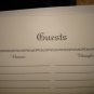$12.99 WHITE  WEDDING BRIDAL Pearl Decorated RECEPTION GUEST BOOK