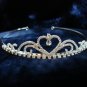 $22.99 Bridal Wedding Veil Prom Pageant Clear Rhinestone Crystal Tiara,Crown Headband