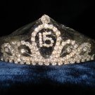 $17.99 New with tag-Rhinestone Crystal Sweet 15 Tiara, Crown, Headband