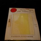 $2.99 New-1pair-One size-Bright Light Canary (Yellow) Fashion Shimmery Glitter Pantyhose