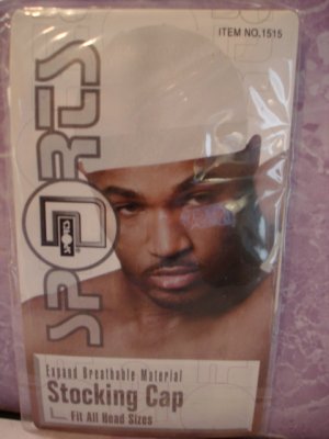 Stocking Cap - SPORTS Expand Breathable Material-White FIT ALL HEAD SIZES FREE SHIPMENT